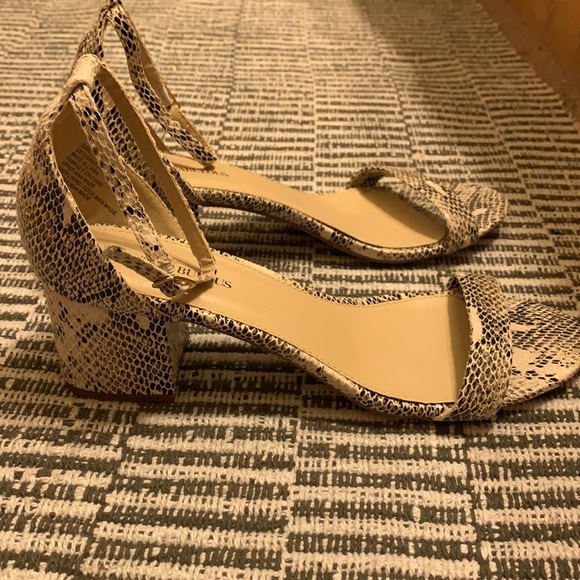 Just fabulous snake print chunk heel - Picture 4 of 5